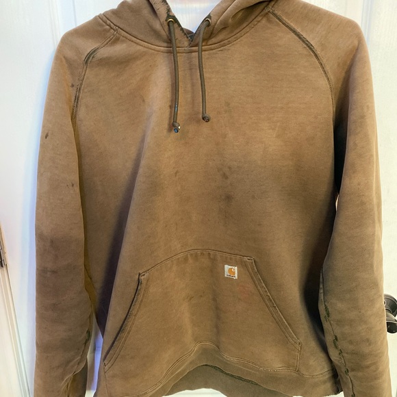 Worn Vintage Heavyweight Carhartt Hoodie - Picture 3 of 3